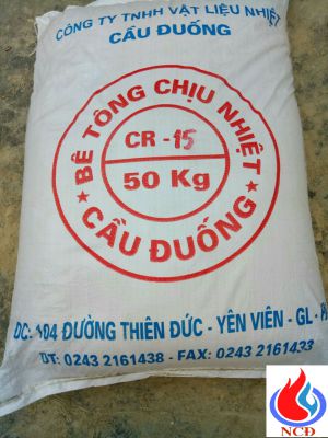 BÊ TỘNG CHỊU NHIỆT CR15